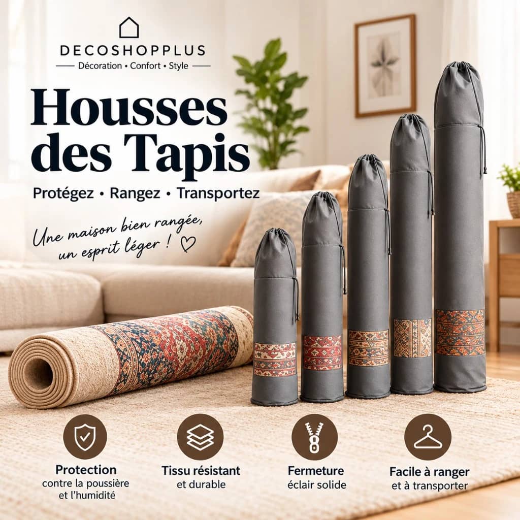 Deco Shop Plus Housse de rangement pour tapis