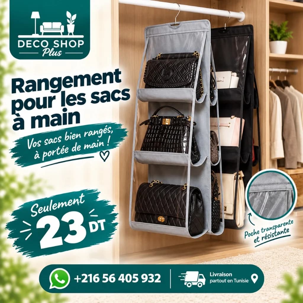 Deco Shop Plus Rangement pour les sacs à main