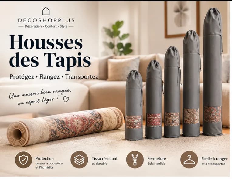 Deco Shop Plus Housse de rangement pour tapis 2